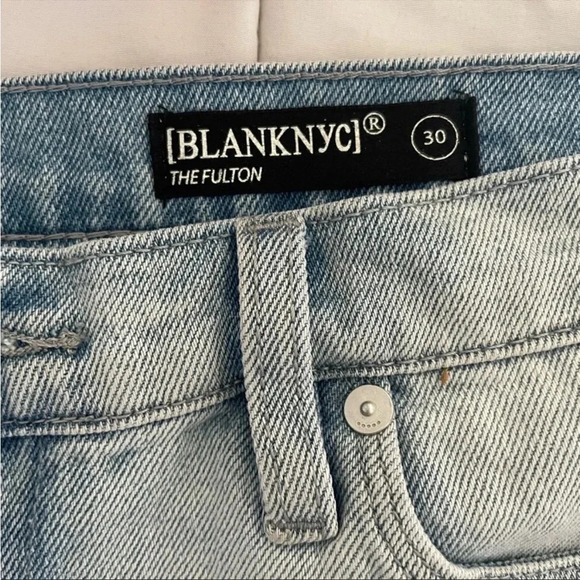 BlankNYC the Fulton roll up denim shorts - Picture 3 of 7